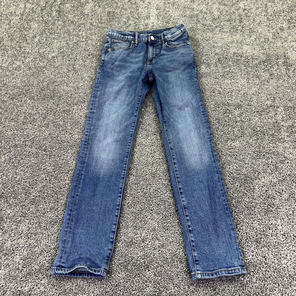 Old Navy Jeans Boys 12 Blue Skinny Built-In Flex Adjustable Waist Denim Casual